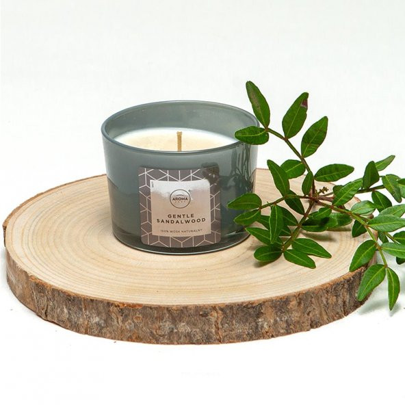 Aroma Home Elegance Kokulu Mum Gentle Sandalwood 115gr. - 4