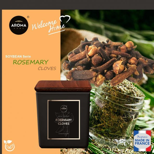 Aroma Home Soya series Kokulu Mum Rosemary Cloves 155gr. - 3