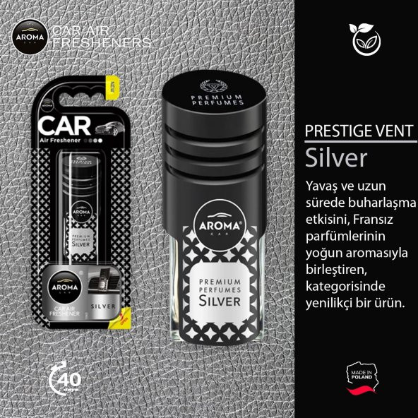 Aroma Prestij Kalorifer Geçme Koku - Gümüs - 3