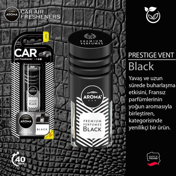 Aroma Prestij Kalorifer Geçme Koku - Siyah - 3
