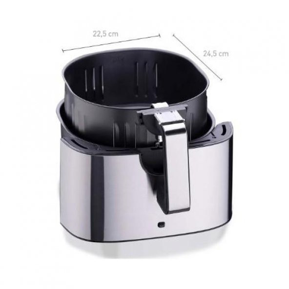 KORKMAZ A888 AIR MAX AİRFRYER 6,5 LT 1700W - 3