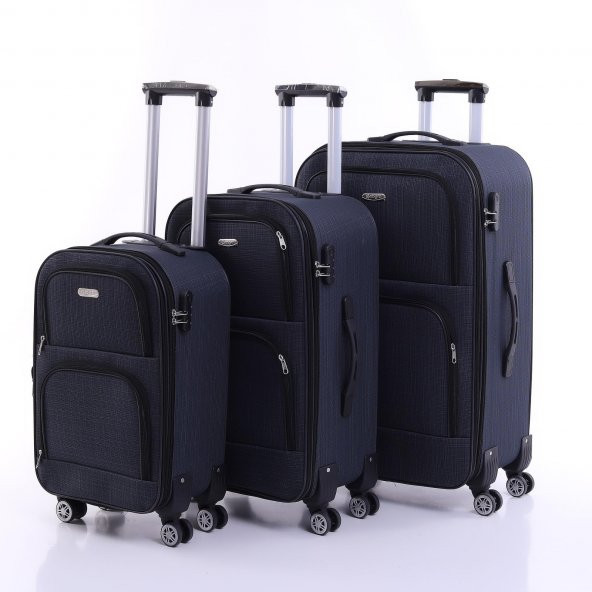 Ölmezler Havlu Kumaş 3 Lü Valiz Seti - 2