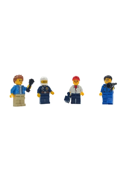 Görev Başlasın: Legolara Uyumlu Şehrinin Kahramanları 12'li Figür Seti 5cm. Boyunda - 4