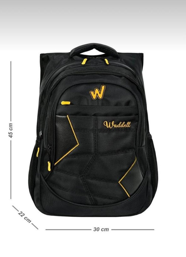 Ölmezler Lüks Okul Sırt Çantası Sarı Siyah - 2