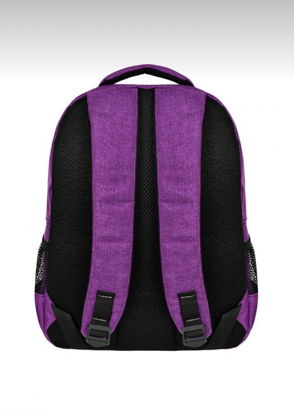 Ölmezler Oval Kırçıl Dört Gözlü Okul Sırt Çantası Mor - 4