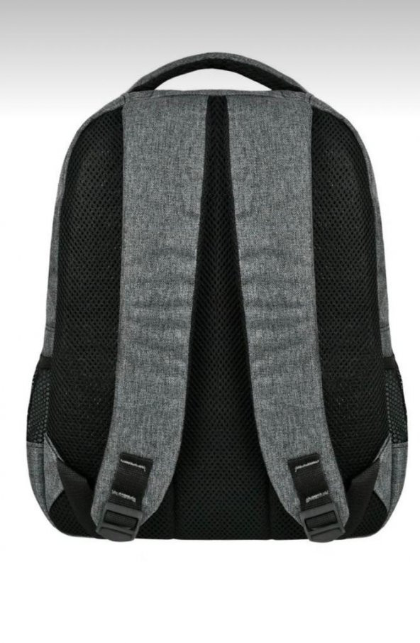 Ölmezler Oval Kırçıl Dört Gözlü Okul Sırt Çantası Gri - 4