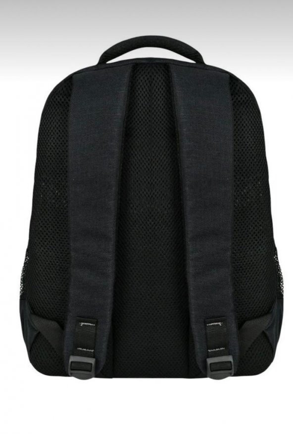 Ölmezler Oval Kırçıl Dört Gözlü Okul Sırt Çantası Siyah - 4