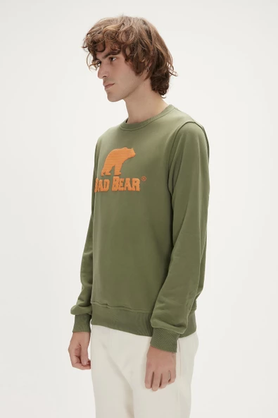 Bad Bear Sweatshirt Logo Crewneck / Thyme Erkek 22.02.12.007 - 2