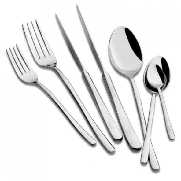 Korkmaz Luna 89 Parça Çatal Kaşık Bıçak Takımı A2326