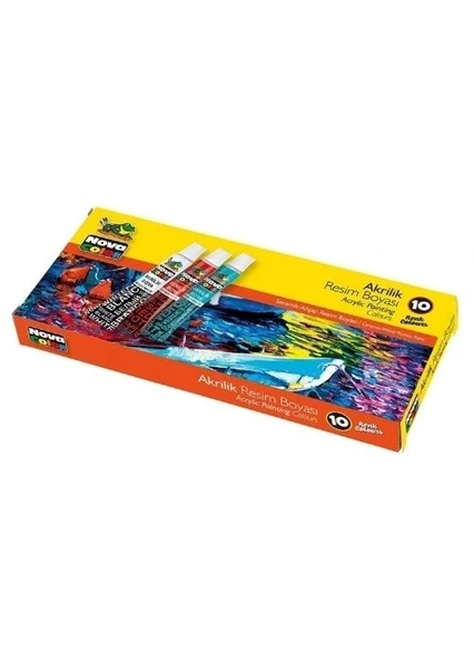 Nova Color Akrilik Boya Tüp 10Lu 7 Gr
