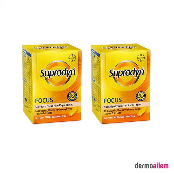 Supradyn Energy Focus 30 Tablet 2Li