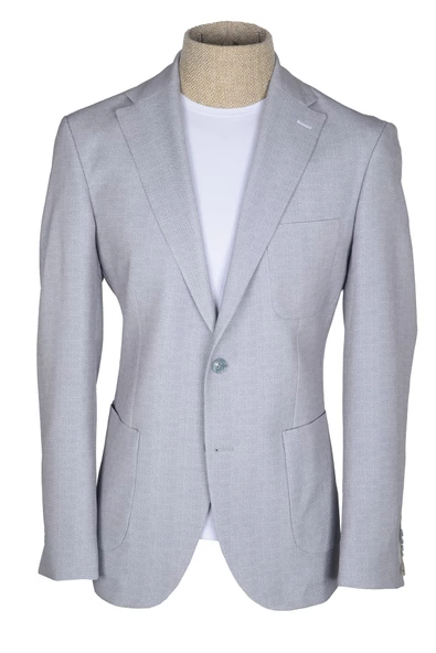 Cengiz İnler Kırçıllı Slim Fit Erkek Ceket - 2