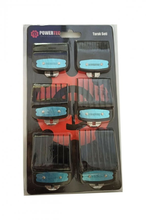 POWERTEC Tr-4700-5700-6700 Siyah tarak Seti 6LI ürün görseli 1