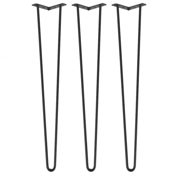 FİRKETE AYAK KÜTÜK MASA VE SEHPA İÇİN 45 CM 3LÜ - 2