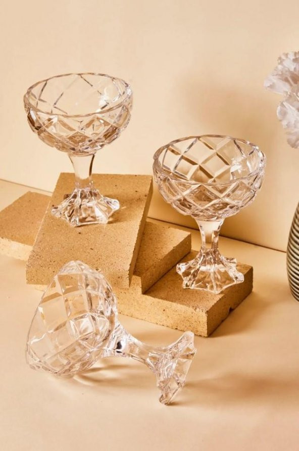 Perotti Perez 3lü Ayaklı Kokteyl Bardak-12623 - 4