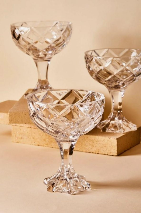 Perotti Perez 3lü Ayaklı Kokteyl Bardak-12623 - 5