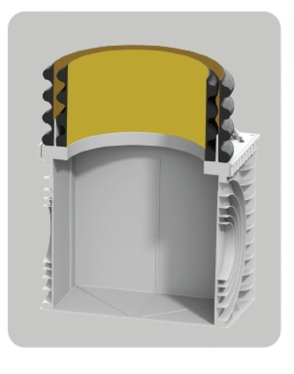 500mm - 600mm Koruge Borusu Dağıtım Bacası - 3