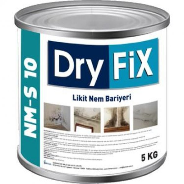 Dry Fix NM-S 10 Nem ve Rutubet Boyası 5 Kg.