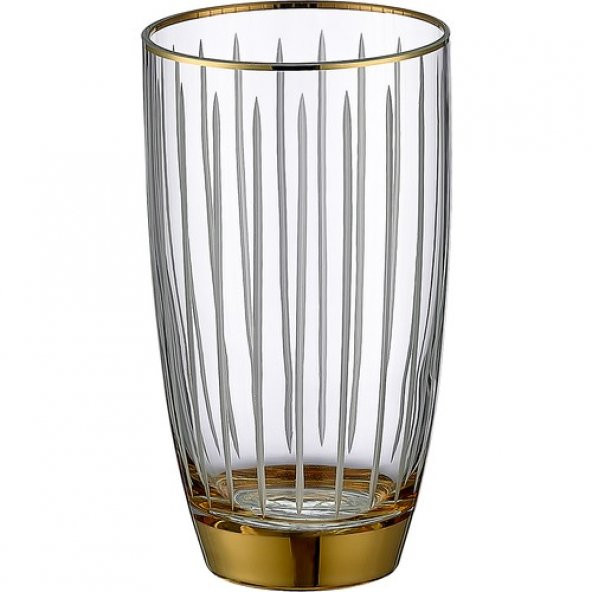 Kcd Natür 6 Adet Desenli Meşrubat Bardak Takımı - Resim 2