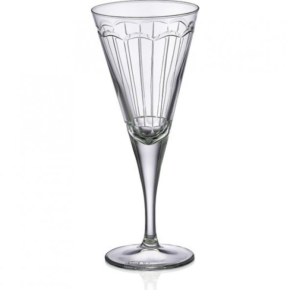 Kcd Zerafet Sade  6 Adet Ayaklı Bardak Kadeh - Resim 2