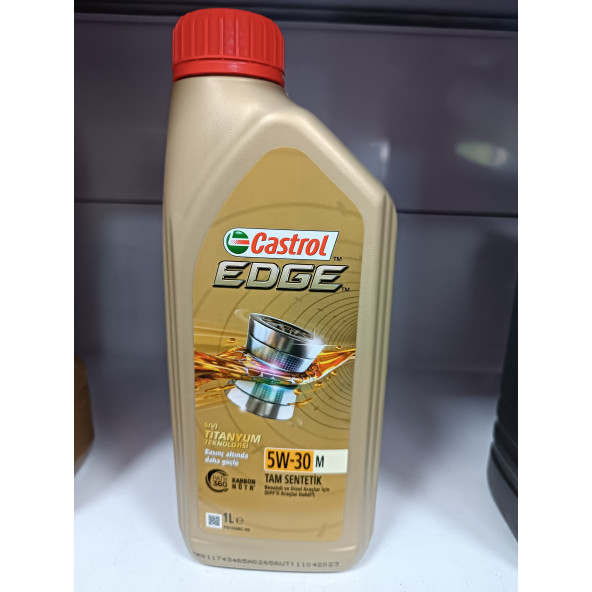 Castrol Edge M 5w-30 1 lt x 12 adet (koli) Tam Sentetik 2023 üretim