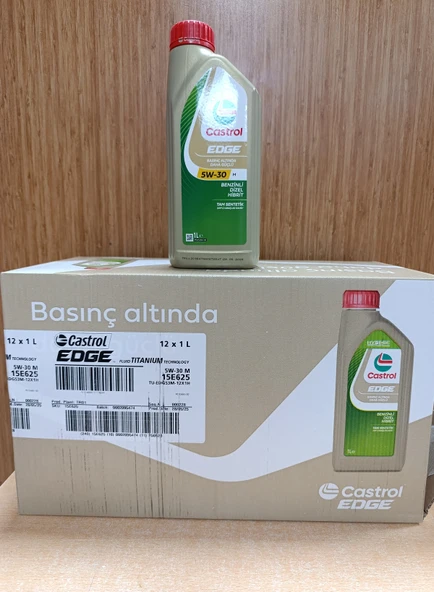 Castrol Edge M 5w-30 1 lt x 12 adet (koli) Tam Sentetik 2025 üretim - 1