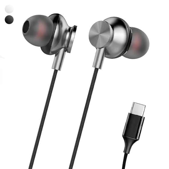LinkTech H341 Type-C Stereo Kulak İçi Kablolu Kulaklık - 1