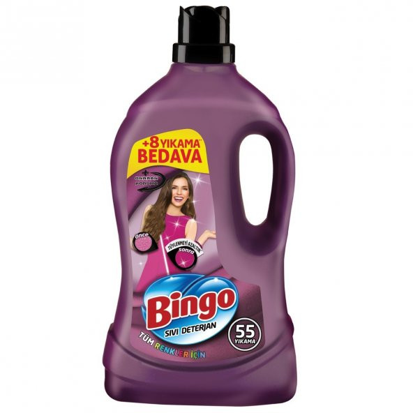 Bingo Sıvı Deterjan Onaran Koruma 3 Lt