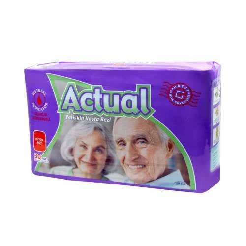Actual Yetişkin Hasta Bezi XL / 30lu - 1