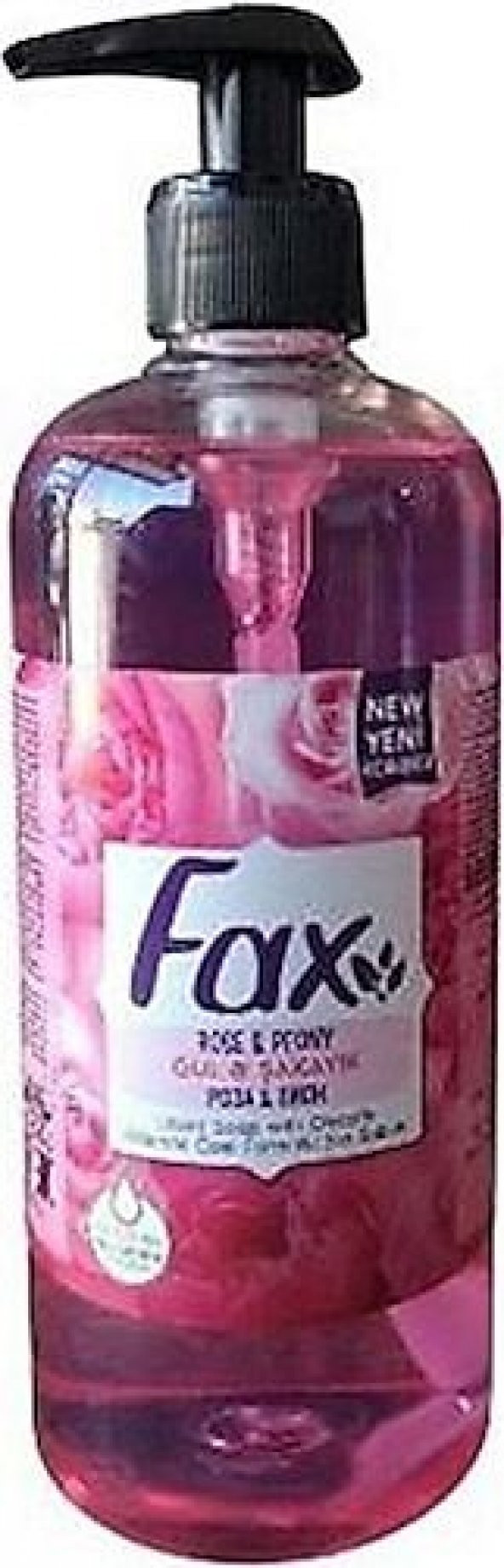 Fax Gliserinli Sıvı Sabun Gül ve Şakayık 500 ml