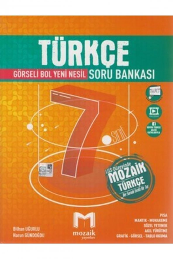 Mozaik YayInları 7. Sınıf Türkçe Soru Bankası - 1