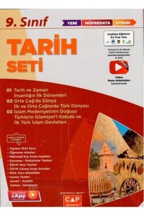 Çap Yayınları 9. Sınıf Tarih Anadolu Seti - 2023 - 1