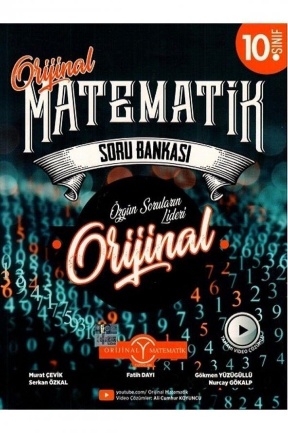 Orijinal Yayınları 10. Sınıf Orijinal Matematik Soru Bankası Yeni