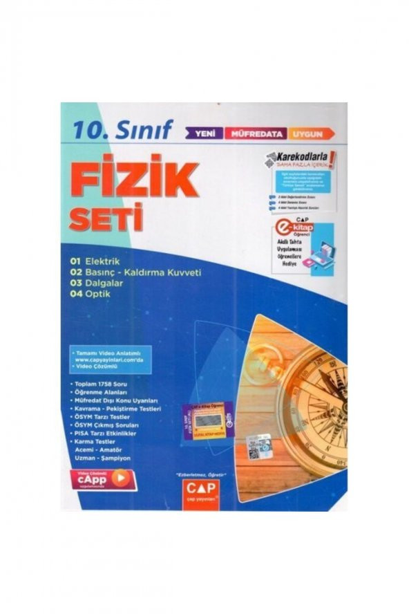 Çap 10. Sınıf Fizik Anadolu Seti