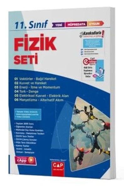 Çap Yayınları 11. Sınıf Anadolu Lisesi Fizik Seti - 1