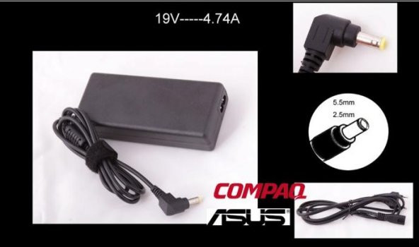 19 Volt 4.74 Amper ASUS Notebook Adaptör