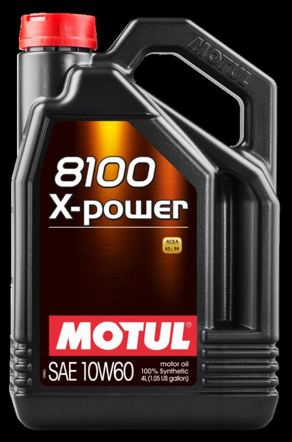 Motul 8100 X-Power 10W-60 Tam Sentetik Motor Yağı 4 L - 2
