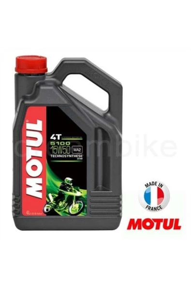 MOTUL 5100 4T 15W50 - 4 LİTRE - 1