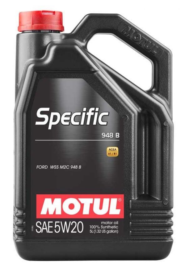Motul Specific 948 B 5W-20 Tam Sentetik Motor Yağı 5 L