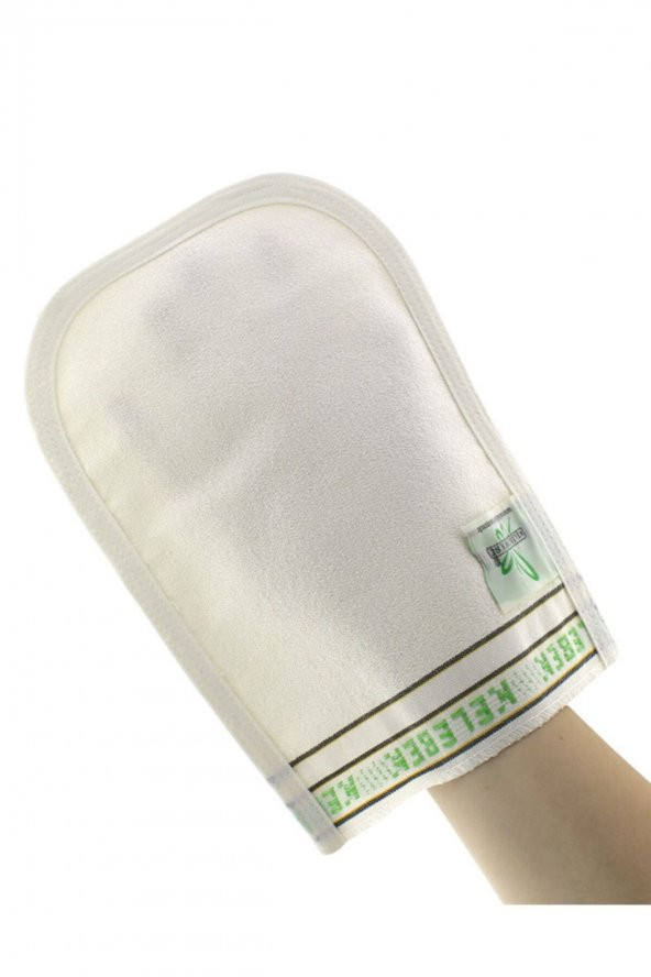 Kelebek Ekstra Kalın Beyaz Banyo Hamam Kesesi 3 Adet ürün görseli