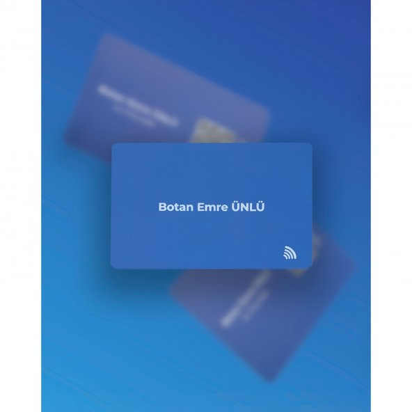 Business Touch Dijital Kartvizit Blue Edition Series