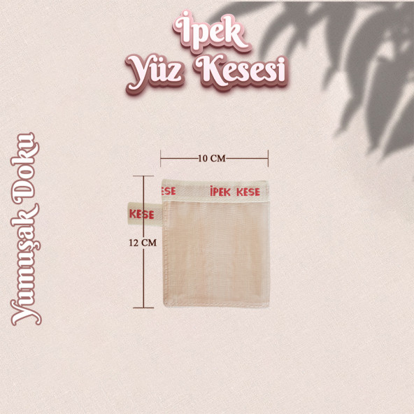 Hassiyeti Düşük Ciltler İçin Sert İpek Kare Yüz Kesesi - Silky Glows - 4