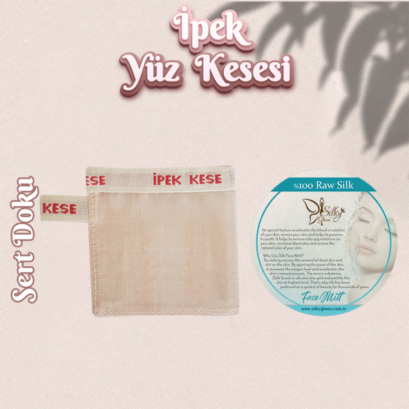 Hassiyeti Düşük Ciltler İçin Sert İpek Kare Yüz Kesesi - Silky Glows - 8