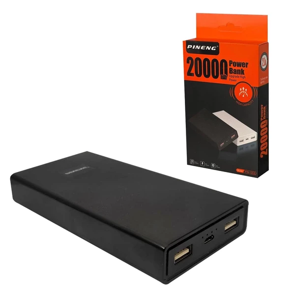 Powerbank 20000 Mah 2xusb Mıcro Girişli Pıneng Pn-555