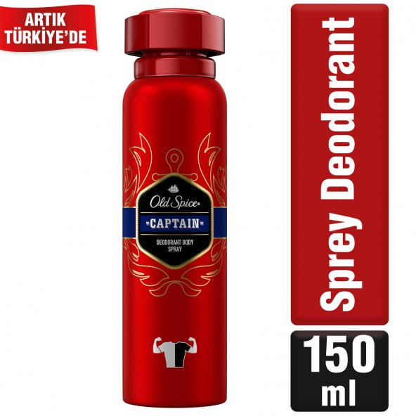 Old Spice Captain Deodorant Sprey 150ml