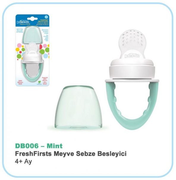 Dr. Browns Meyve sebze besleyici Mint 4+ Ay