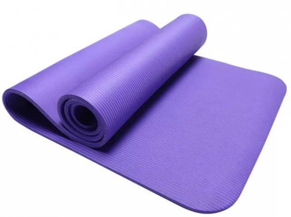 NBR Pilates Matı 183 * 61 * 1.5 cm Mor Renk