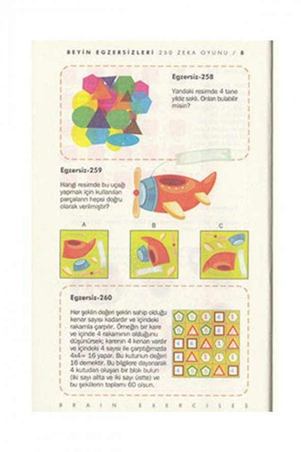 Beyin Egzersizleri 2-250 Zeka Oyunu - 5