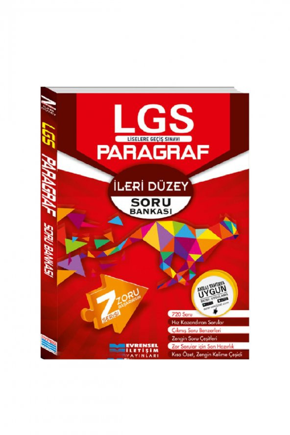 Evrensel İletişim Yayınları 8. Sınıf LGS İleri Düzey Z Serisi Paragraf Soru Bankası