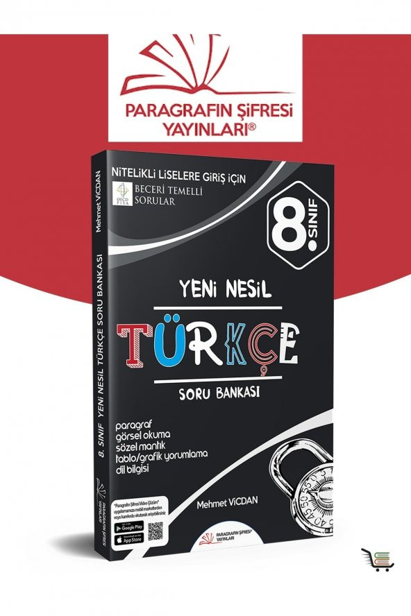 Paragrafın Şifresi Yayıncılık 8. Sınıf LGS Türkçe Yeni Nesil Soru Bankası